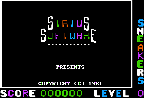 Sneakers title screen image #1 