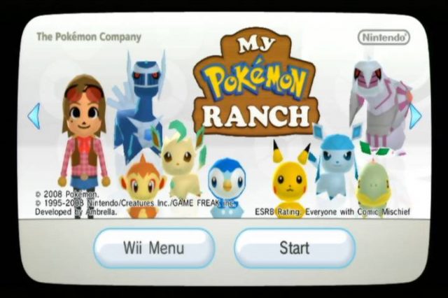 My Pokémon Ranch gallery Screenshots covers titles and ingame images