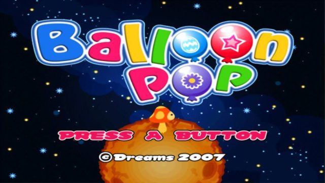 Balloon Pop  title screen image #1 