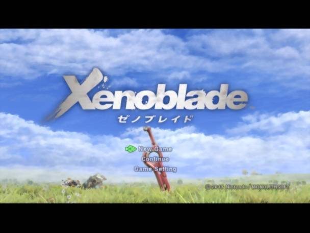 Xenoblade Chronicles  title screen image #1 