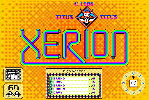 Xerion title screen image #1 