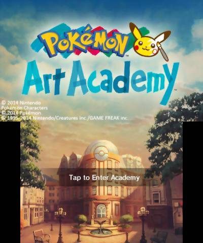 Pokémon Art Academy title screen image #1 