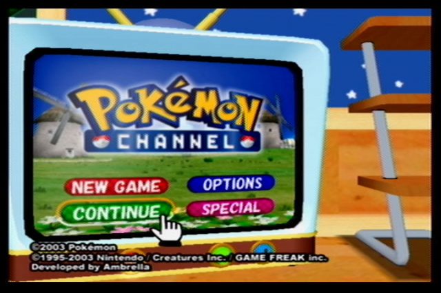 Pokémon Channel  title screen image #1 