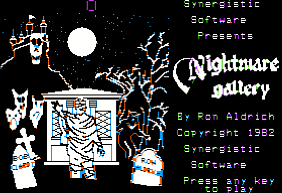 Nightmare Gallery title screen image #1 