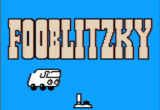 Fooblitzky title screen image #1 