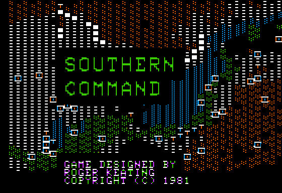 Southern Command title screen image #1 
