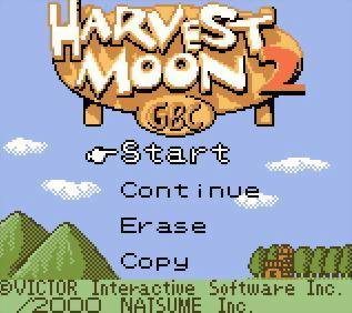 Harvest Moon 2 GBC  title screen image #1 Title screenshot of Harvest Moon GBC 2