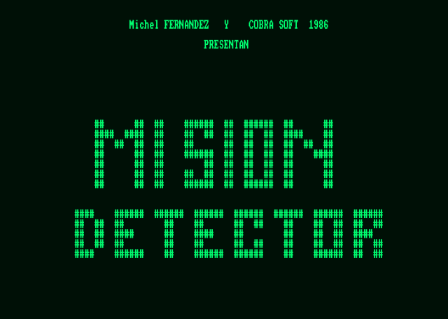 Mission Detector  title screen image #1 