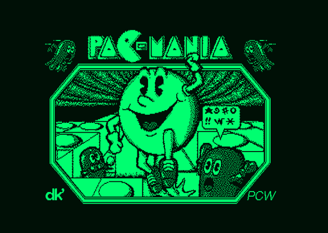 Pac-Mania  title screen image #1 