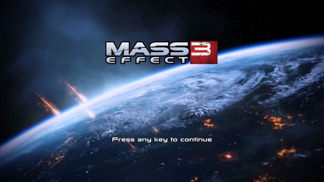 Mass Effect 3 title screen image #1 