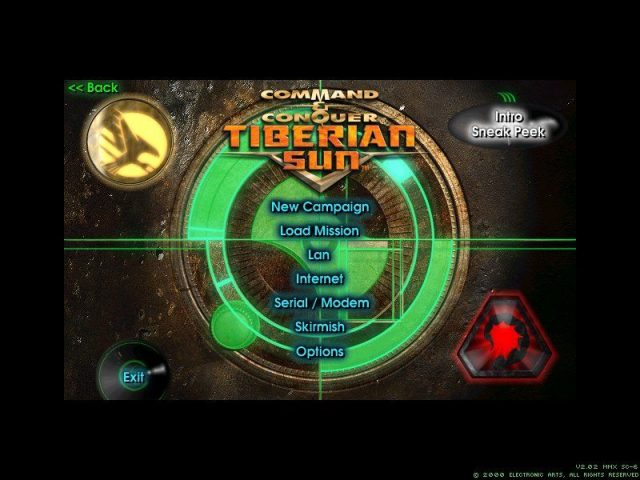Command & Conquer: Tiberian Sun  title screen image #1 