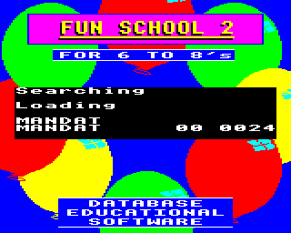 Fun School 2 for 6-8 year olds title screen image #1 