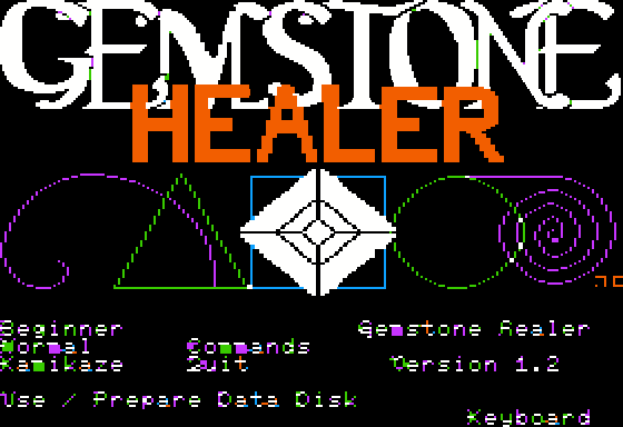 Gemstone Healer title screen image #1 