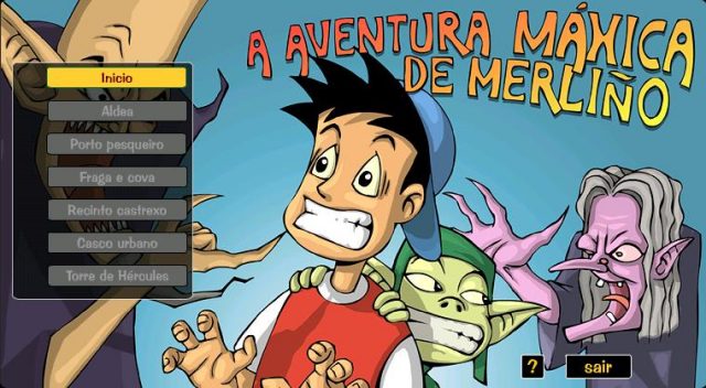 A Aventura Máxica de Merliño title screen image #1 