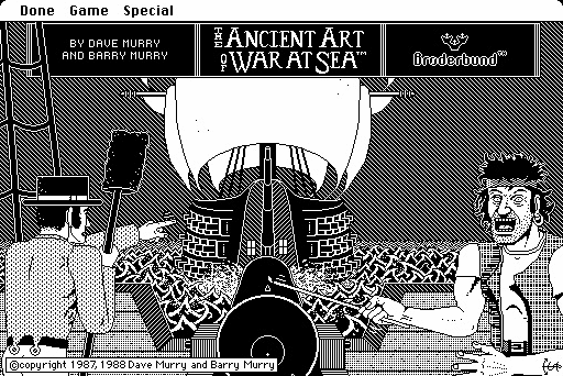 The Ancient Art of War at Sea title screen image #1 