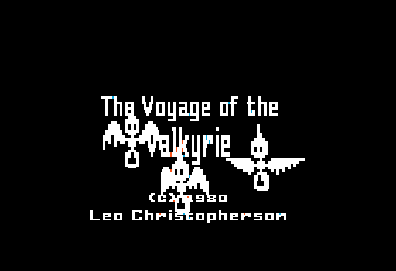 Voyage of the Valkyrie! title screen image #1 