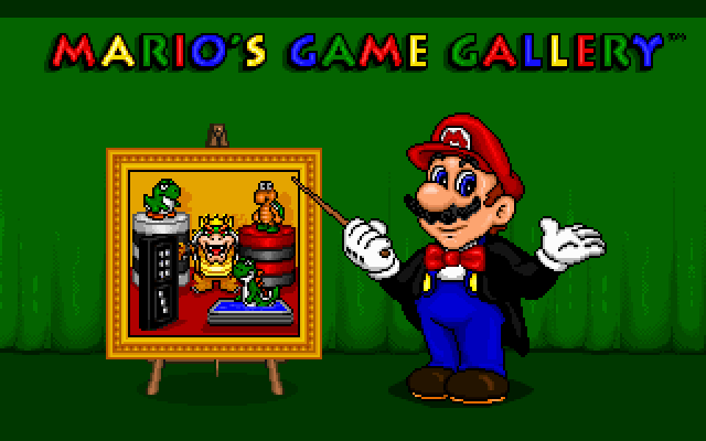Mario's Game Gallery  title screen image #1 