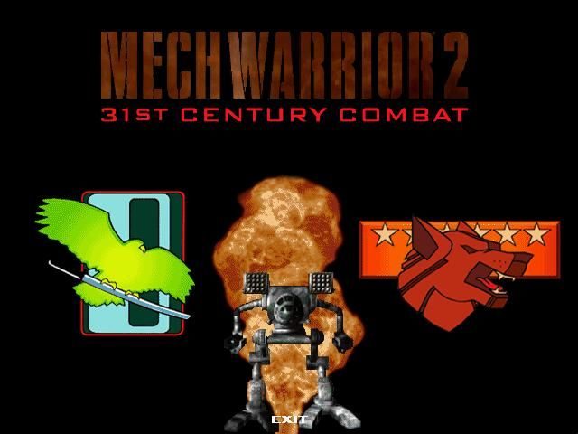 MechWarrior 2  title screen image #1 