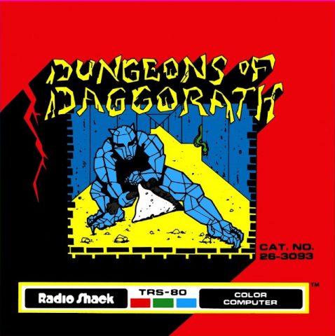 Dungeons of Daggorath package image #1 Manual cover (Radio Shack branded, with tricolor dot)