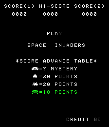 Space Invaders  title screen image #2 