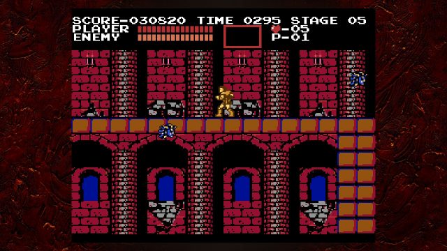 Castlevania Anniversary Collection in-game screen image #1 Castlevania (NES)