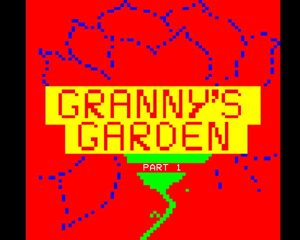 Granny's Garden title screen image #1 