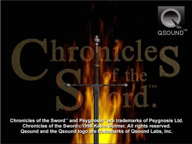 Chronicles of the Sword title screen image #1 