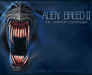 Alien Breed II: The Horror Continues  title screen image #1 
