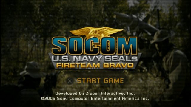 SOCOM: U.S. Navy SEALs Fireteam Bravo title screen image #1 