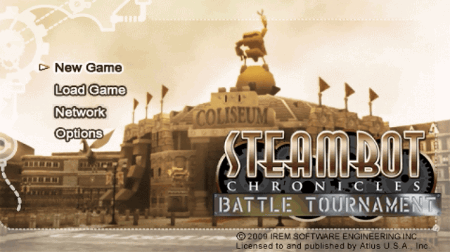 Steambot Chronicles: Battle Tournament title screen image #1 