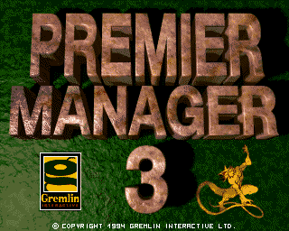 Premier Manager 3 title screen image #1 