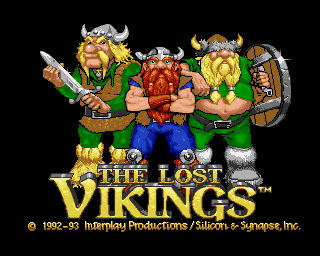 The Lost Vikings title screen image #1 