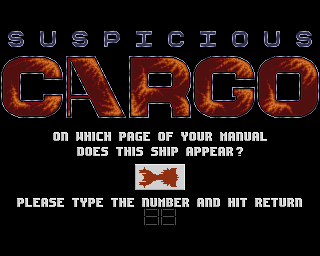 Suspicious Cargo title screen image #1 