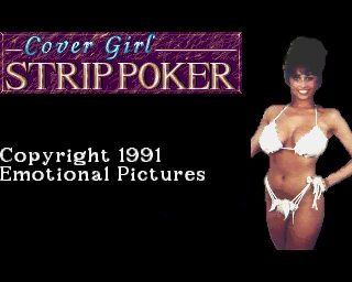 Cover Girl Strip Poker  title screen image #1 