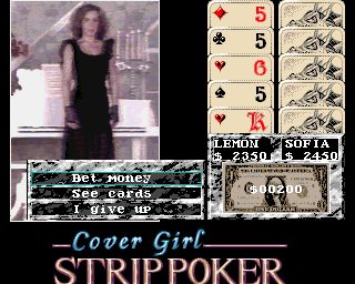 Cover Girl Strip Poker  in-game screen image #1 