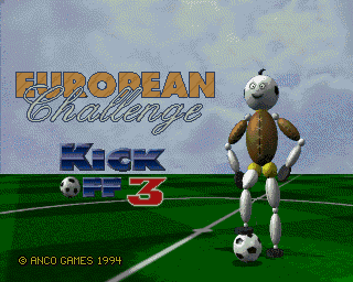 Kick Off 3: European Challenge title screen image #1 
