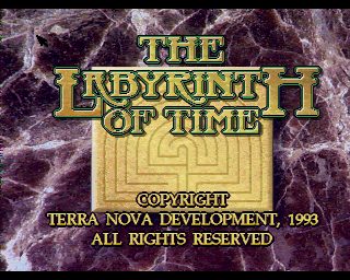 The Labyrinth of Time title screen image #1 