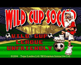 Wild Cup Soccer title screen image #1 