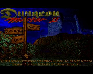 Dungeon Master II: The Legend of Skullkeep title screen image #1 