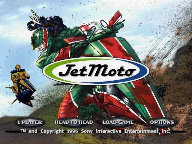 Jet Moto  title screen image #1 