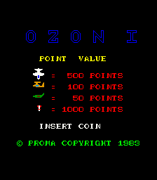 Ozon I title screen image #1 