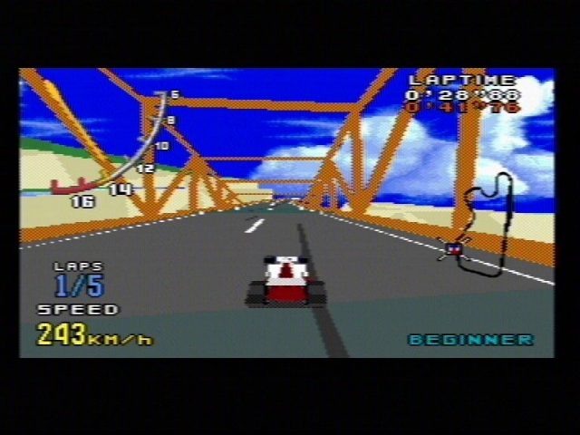 Virtua Racing in-game screen image #1 