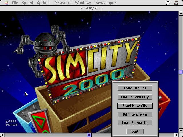 SimCity 2000 title screen image #1 