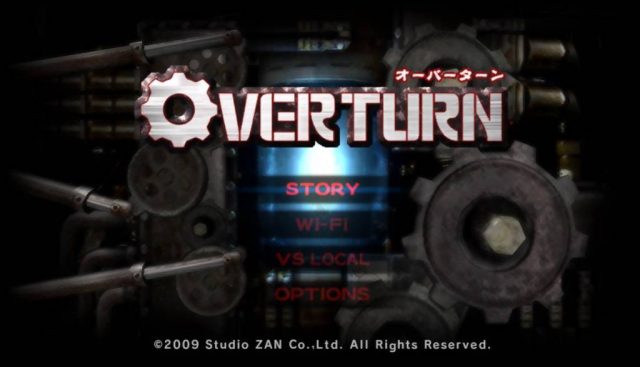 Overturn  title screen image #1 