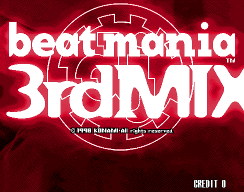 Beatmania 3rd Mix title screen image #1 