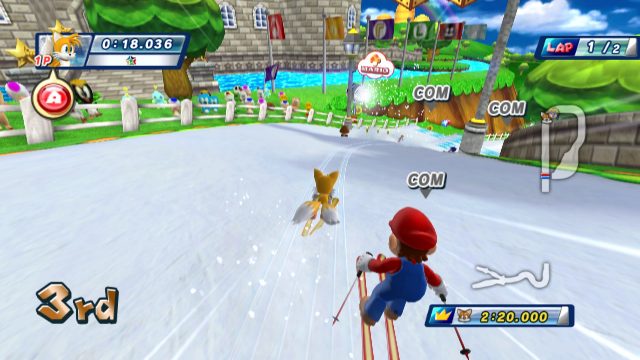 Mario & Sonic at the Olympic Winter Games in-game screen image #1 