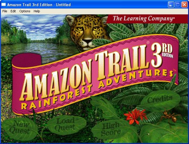 Amazon Trail: 3rd Edition title screen image #1 