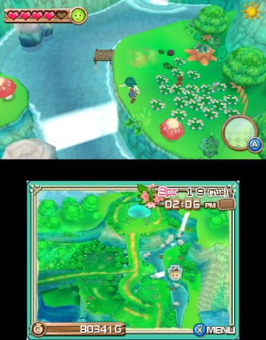 Harvest Moon: A New Beginning  in-game screen image #2 
