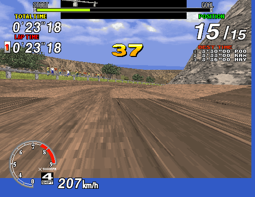 Sega Rally Championship  in-game screen image #1 