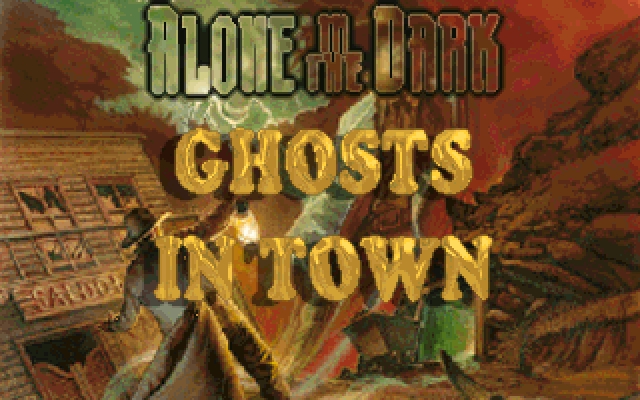 Alone in the Dark: Ghosts in Town  title screen image #1 